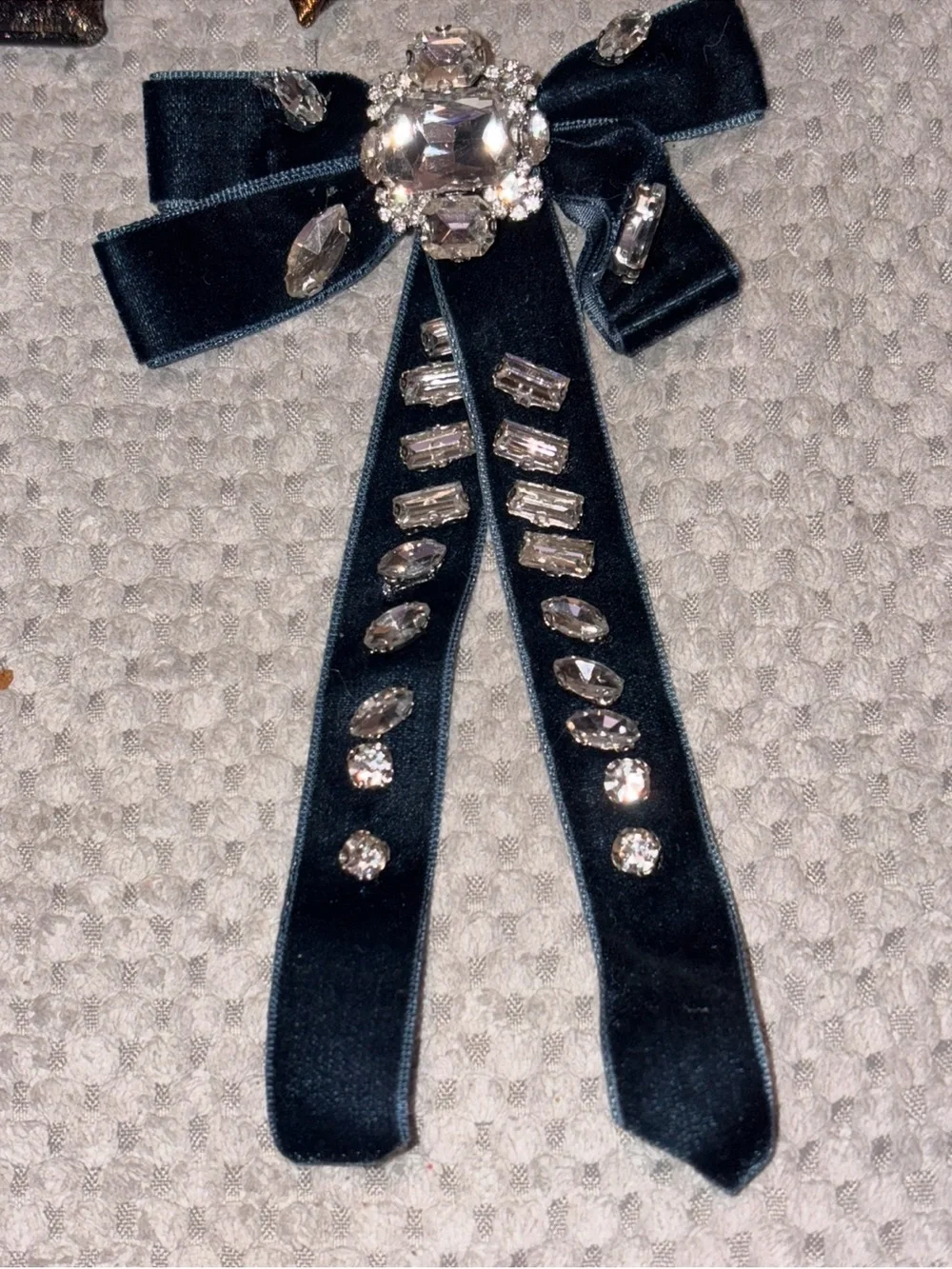NWT Boutique Hair Bow Clip Bundle Set of 6 – Satin, Animal Print & Rhinestone